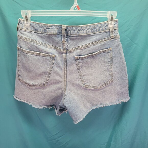 Universal Thread Vintage Midi High-Waist Button Fly Denim Shorts - Picture 4 of 8